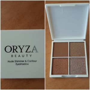 Oryza nude 4 warm toned colors eye shadow palette NWOT